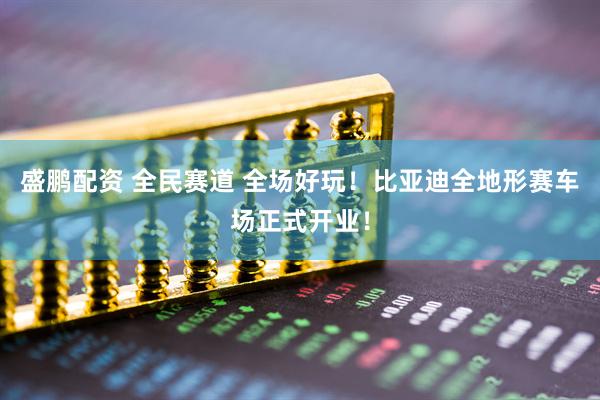 盛鹏配资 全民赛道 全场好玩！比亚迪全地形赛车场正式开业！